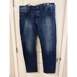 Mavi Jeans Zach Straight Leg Dark Wash Denim Mens 40x34 Blue 14011 7559